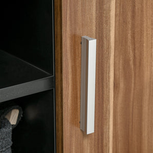 Mobile TV 105x40x55 cm per TV fino a 45 Nero e Marrone