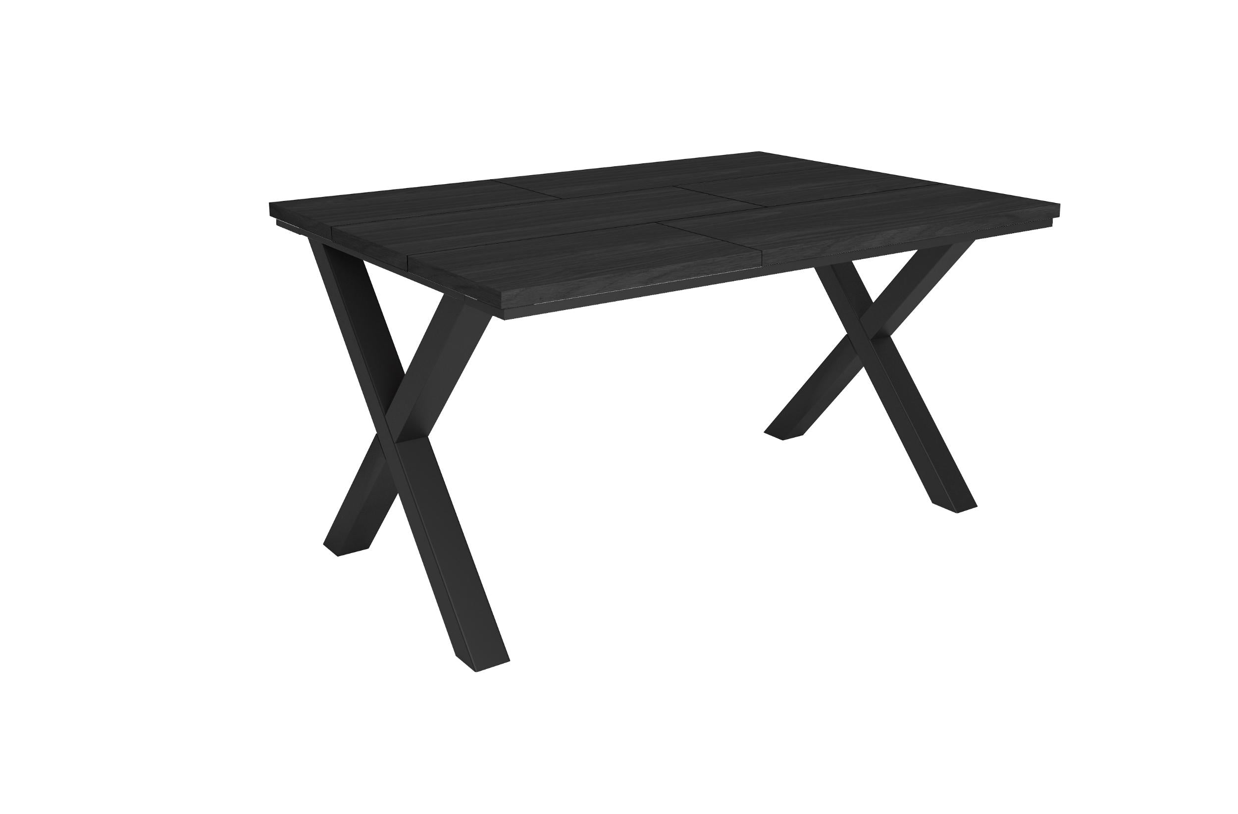 Tavolo da Pranzo, 140x90x74 cm, Per 6 persone, Tavolo Cucina, Nero
