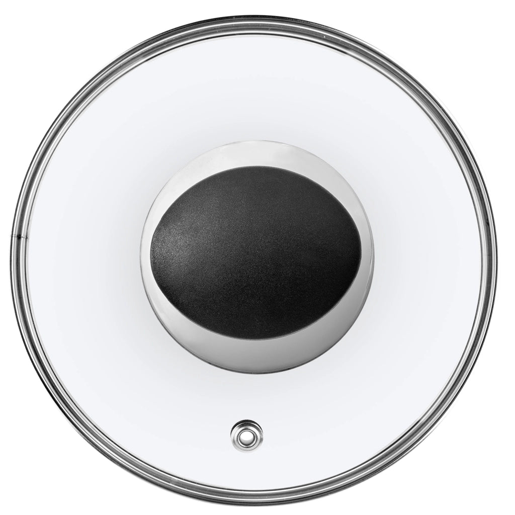 Coperchio in vetro KADAX da 18 cm, universale, resistente al calore, per pentole e padelle.