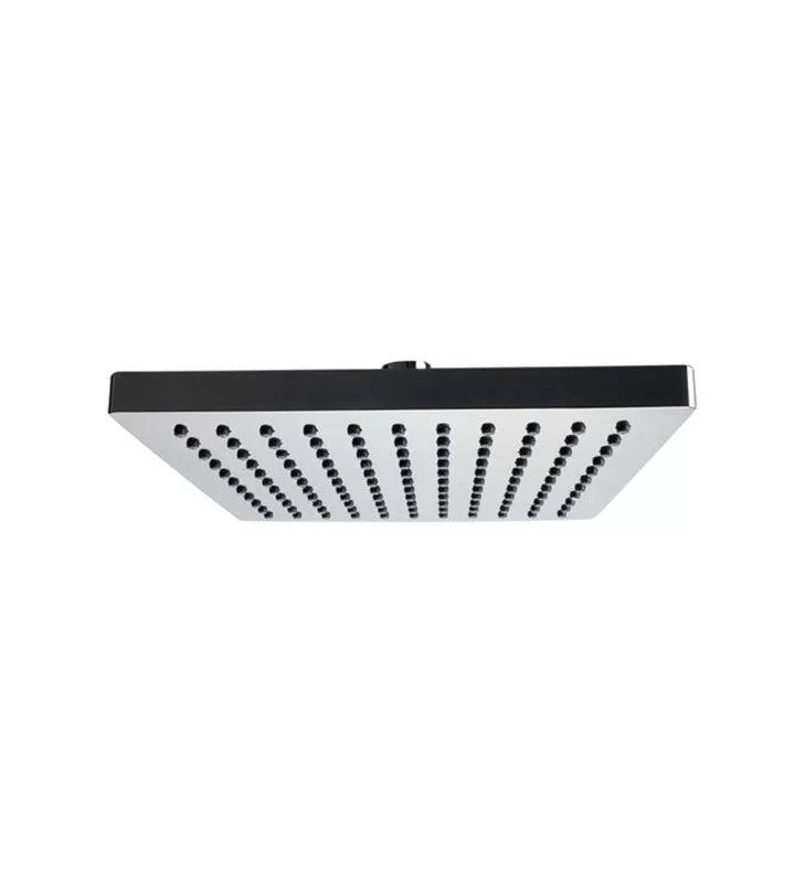 Soffione doccia 30x30 cm in abs cromato