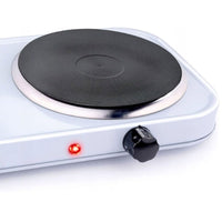 Fornellino elettrico 2Fuochi Piano Cottura Doppio Portatile 2500Watt Bianco smaltato