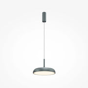 Maytoni Lampadario moderno Gerhard 1 luce LED integrato grigio metallo diffusore acrilico