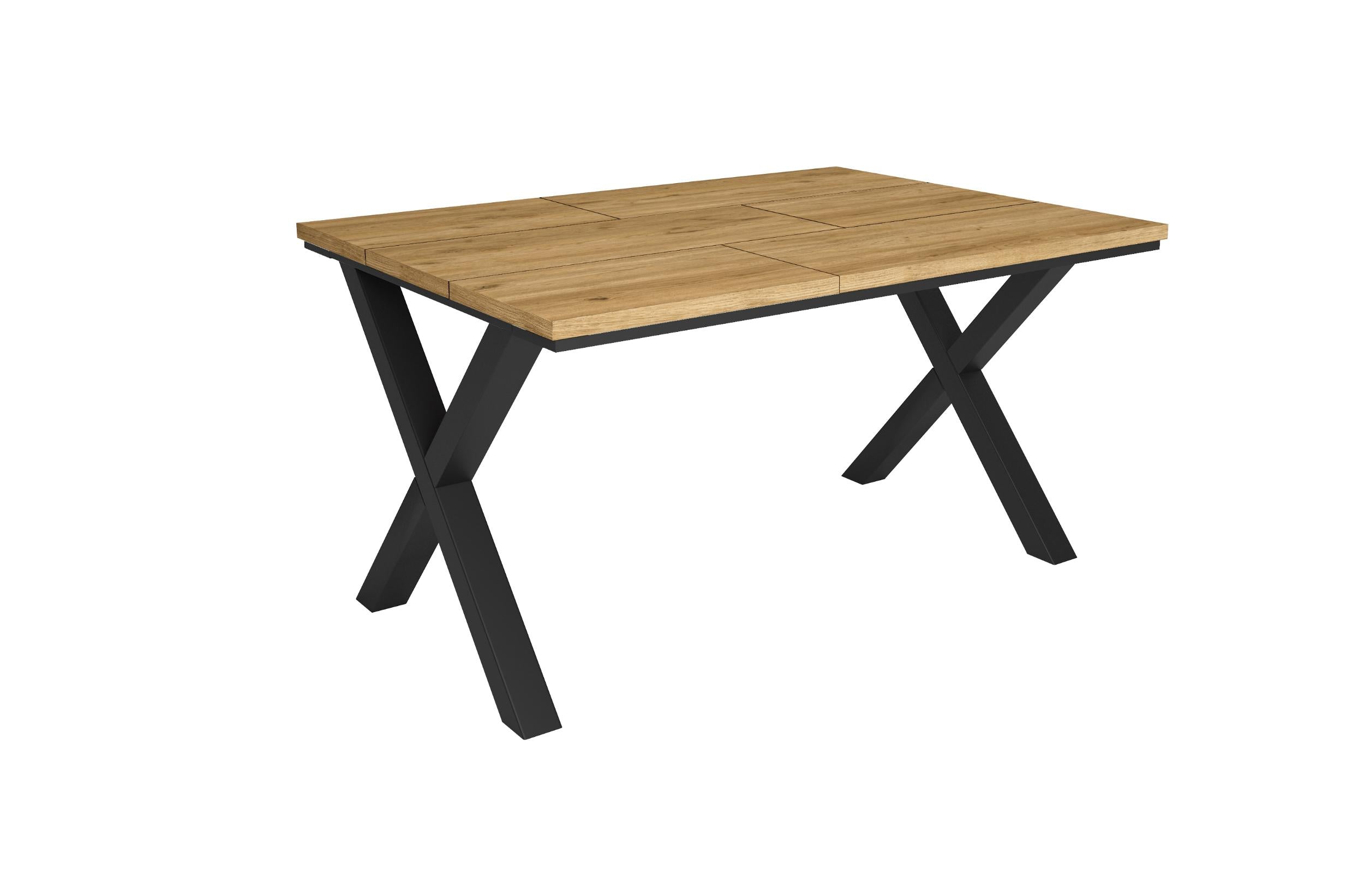 Tavolo da Pranzo, 140x90x74 cm, Per 6 persone, Tavolo Cucina, Rovere