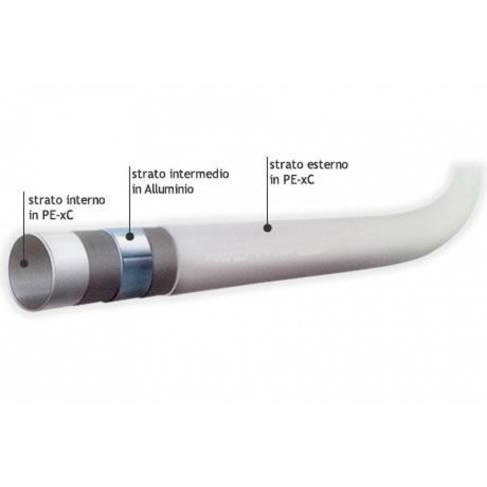 Tubo multistrato d.63x4,5 nudo b arra mt.4 rg b08mckf54p