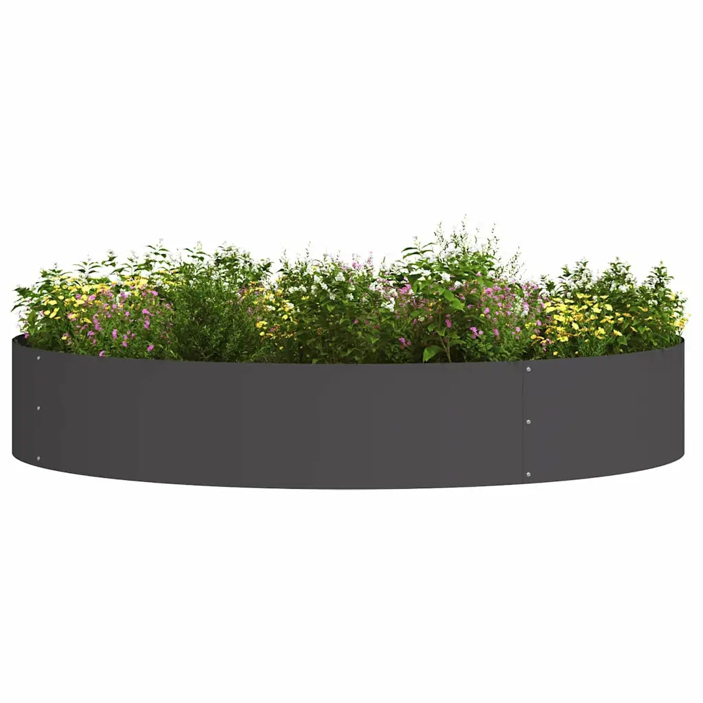 Anello per vaso 5 pcs Nero 120 x 120 x 20 cm 873635