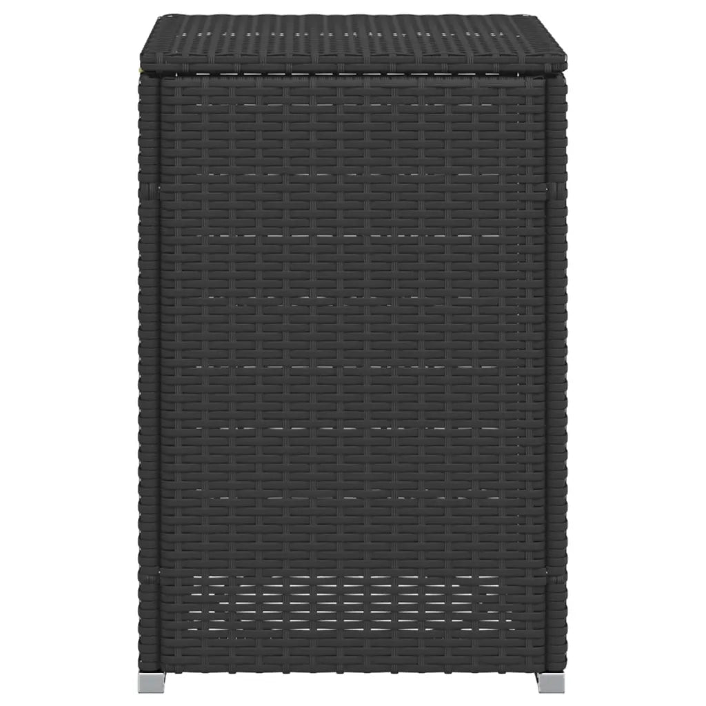 Tavolo Copri Serbatoio Propano Nero 40x40x60 cm in Polyrattan 366294