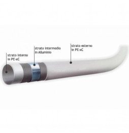 Tubo multistrato d.63x6,0 nudo b arra mt.4 rg