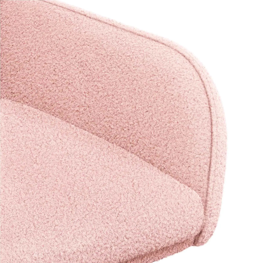 Sedie da pranzo 2 pcs Bouclé Rosa 59 x 56 x 86 cm 42034326
