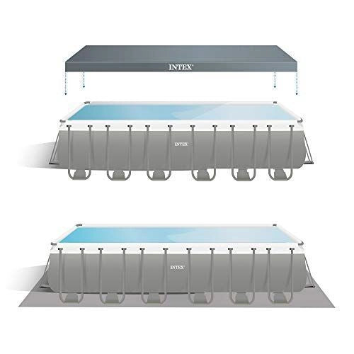 Intex 26364NP piscina fuori terra Piscina con bordi Piscina rettangolare 31805 L Grigio