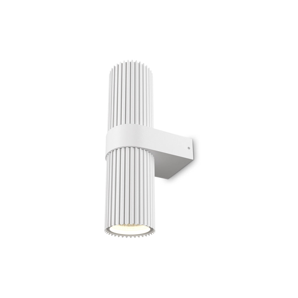 Maytoni Applique moderna Dynamics 2 luci GU10 bianco alluminio