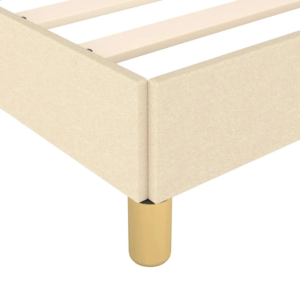 Giroletto senza Materasso Crema 120x200 cm Tessuto