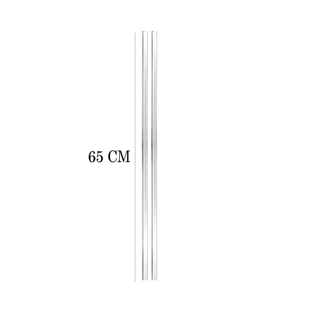 SET 2 SALVAPORTA AUTO TRASPARENTI AD INCASTRO PVC 65CM PROTEZIONE PORTIERA 03043