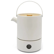 Bredemeijer 142010 Umea Set di teiere 1200 ml con filtro in acciaio inox e scalda te' colore Bianco