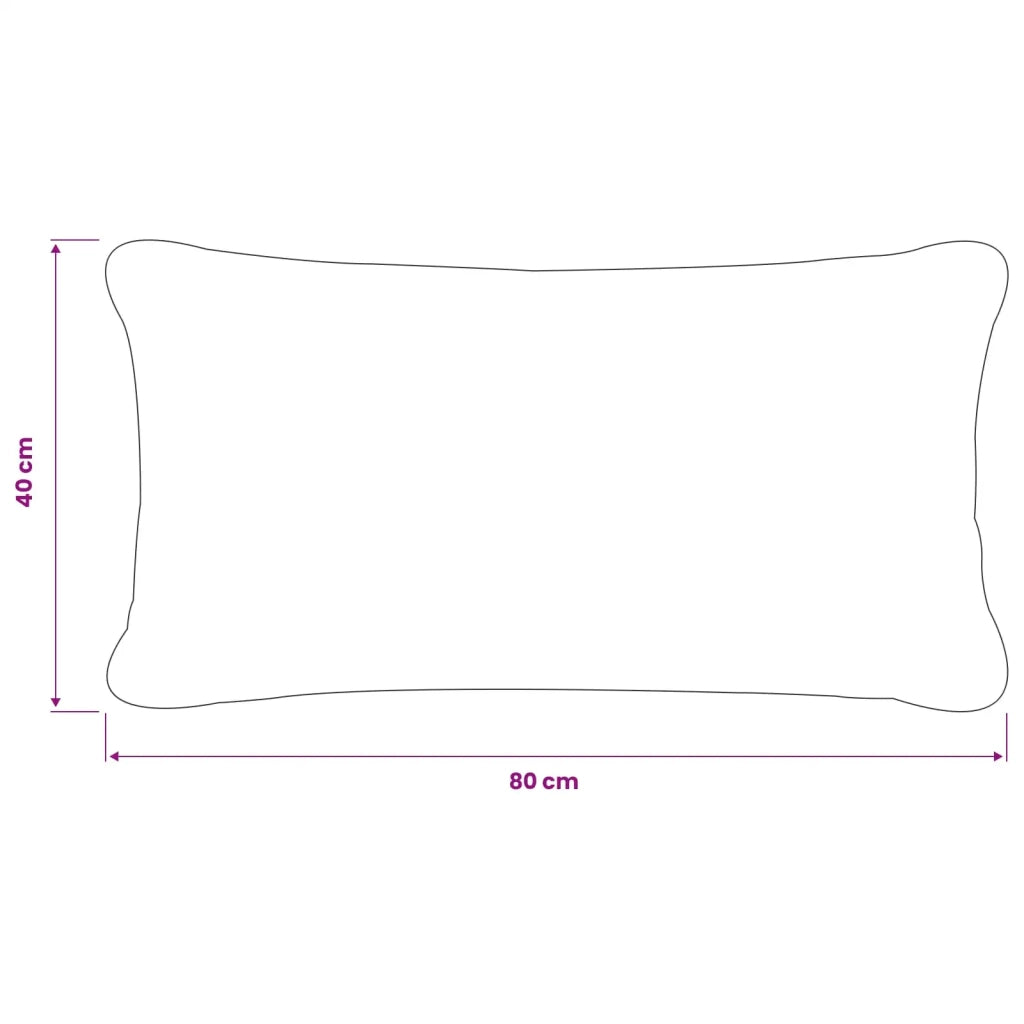 Federa 6 pcs HEERLEN Verde Scuro 40 x 80 cm Bouclé 910103