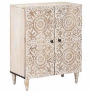Credenza con Ripostiglio Bianco 60 x 33,5 x 75 cm 4018370