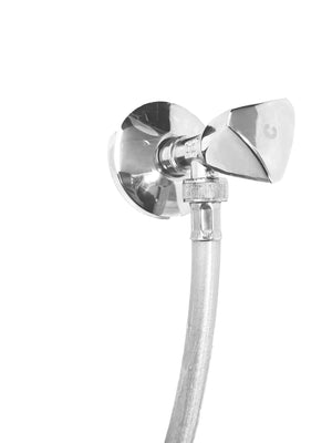 Set idroscopino wc completo di rubinetto d'arresto