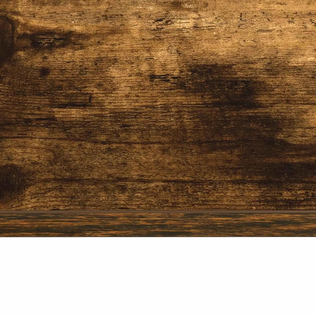 Scrivania a parete Rovere fumé 100 x 45 x 30 cm