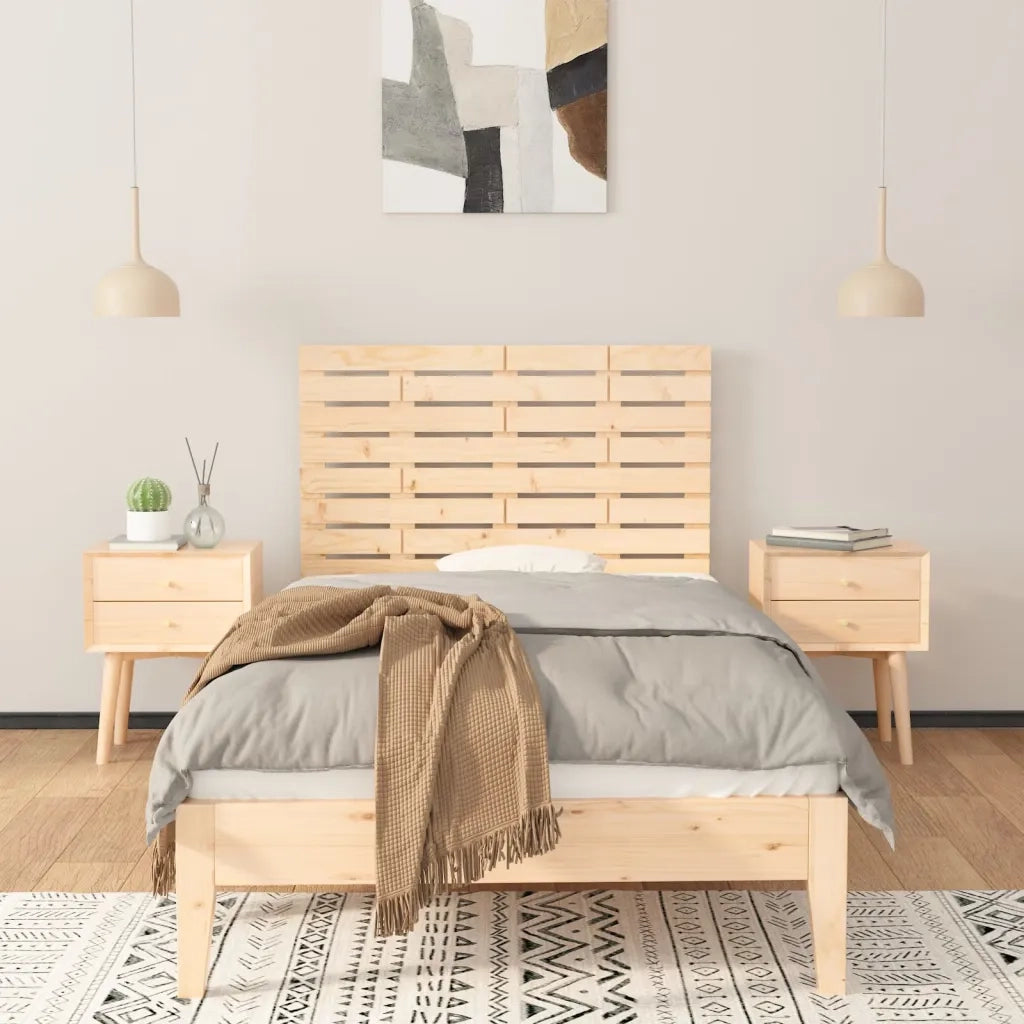Testiera da Parete 81x3x63 cm in Legno Massello di Pino 824743