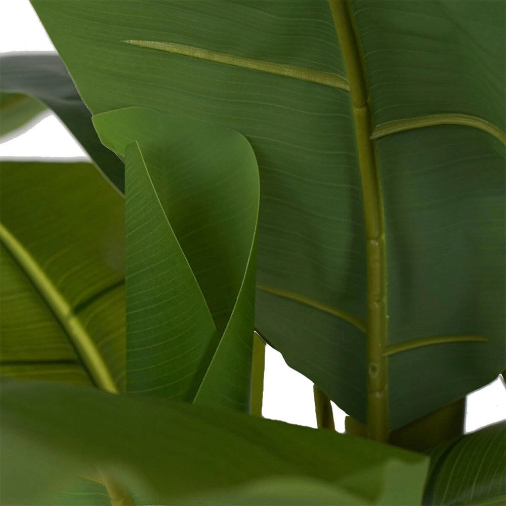 Albero di Banano Artificiale premium con vaso tropicale realistica h 140 cm