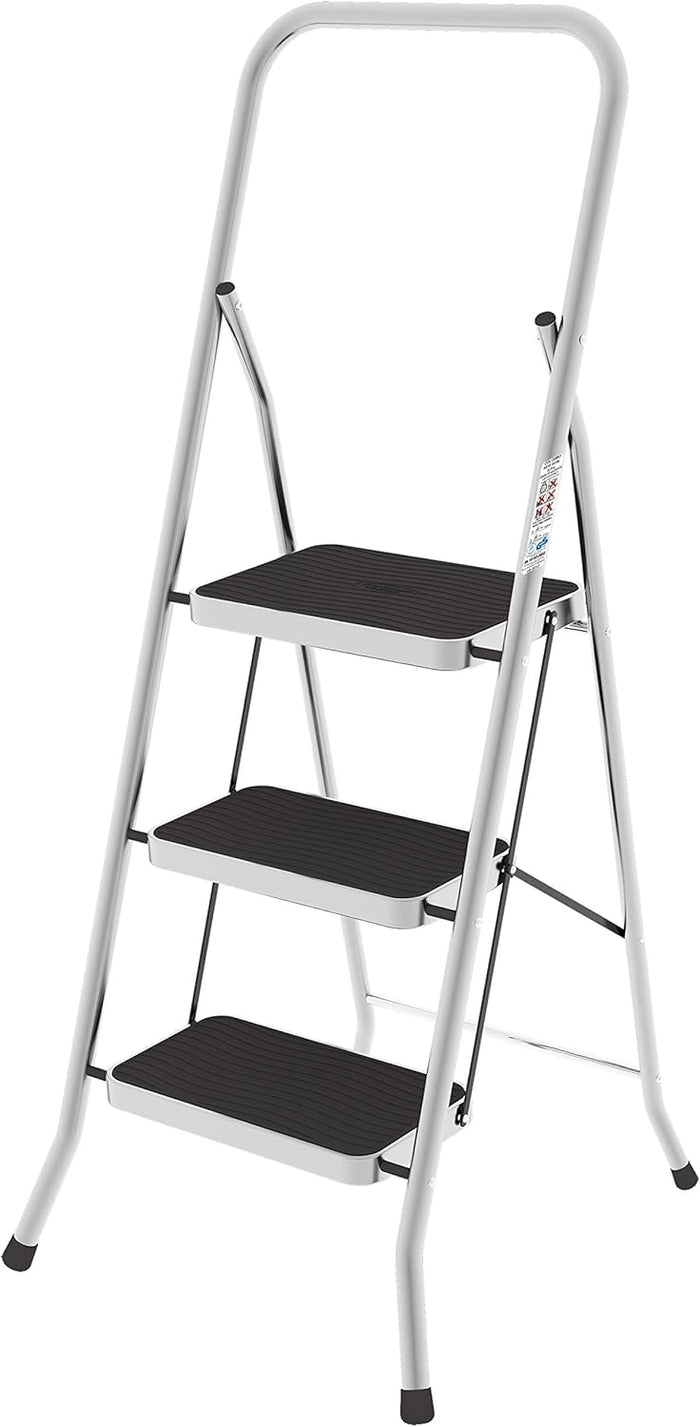 Scala a 3 gradini con tappeto antiscivolo made in italy mod.Security COLOMBO