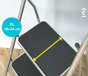 Scala a 3 gradini con tappeto antiscivolo made in italy mod.Security COLOMBO