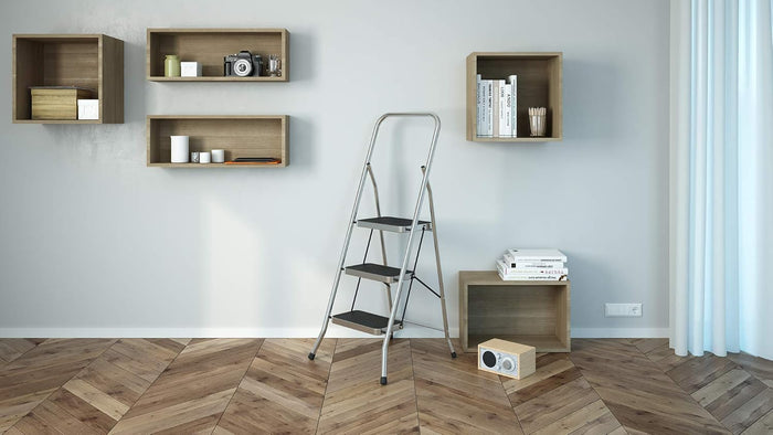 Scala a 3 gradini con tappeto antiscivolo made in italy mod.Security COLOMBO