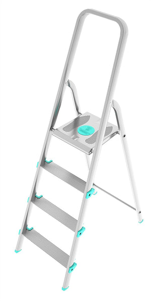 Scala a 4 gradini ultraleggera e stabile ideale per casa mod.Libellula COLOMBO