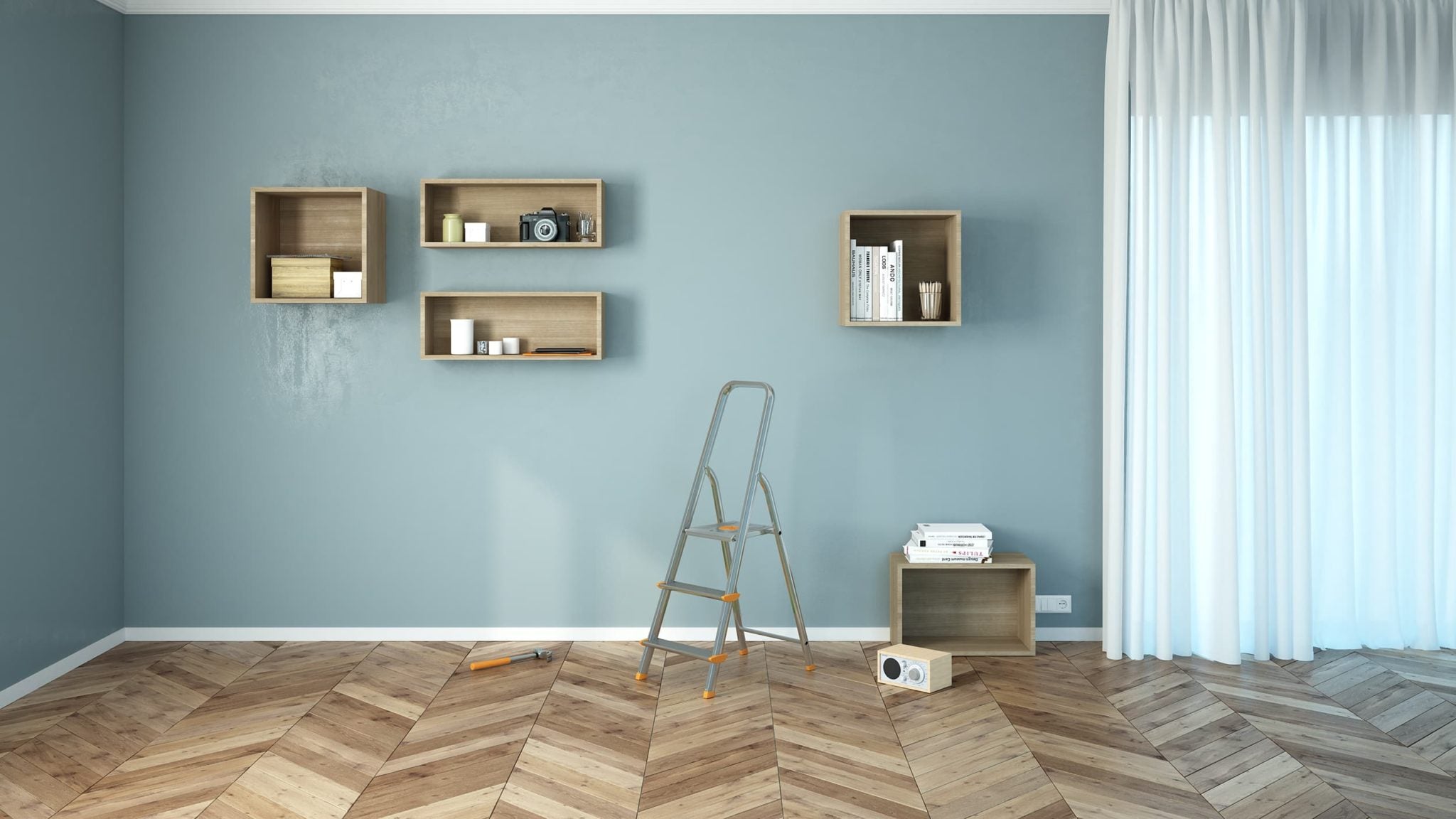 Sgabello scala a 3 gradini Robusta e Leggera mod. Aluminium COLOMBO