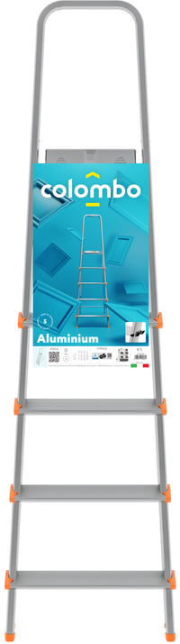 Scala a 5 gradini Robusta e Leggera mod.  Alluminium COLOMBO