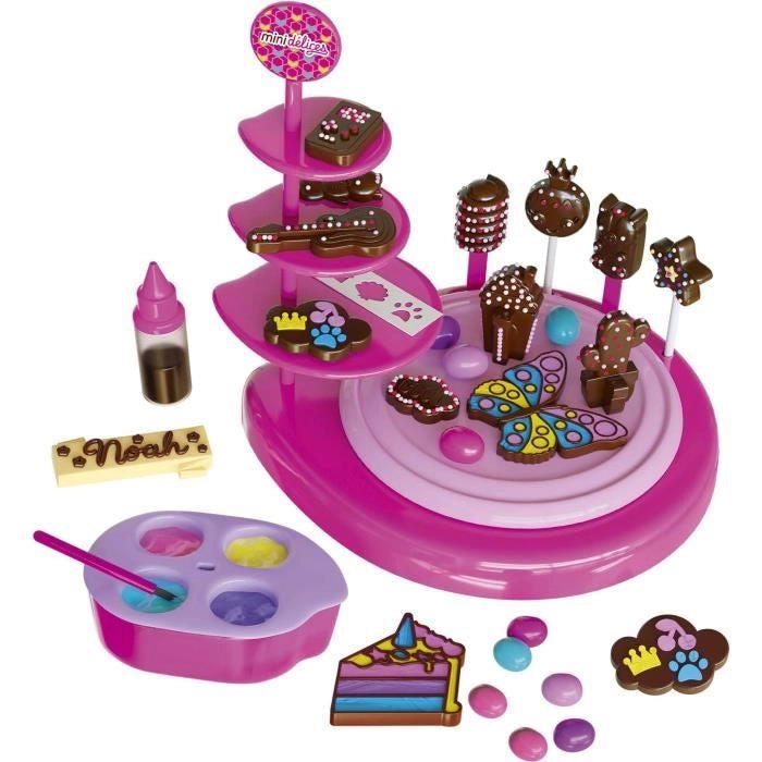 Mini Délices - Laboratorio di cioccolato 10 in 1 - Attività artistiche - Cucina creativa - Dai 6 anni - Lansay
