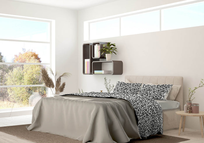 Set Lenzuola Singolo con Stampa Sopra Sotto e Federe Ingrid