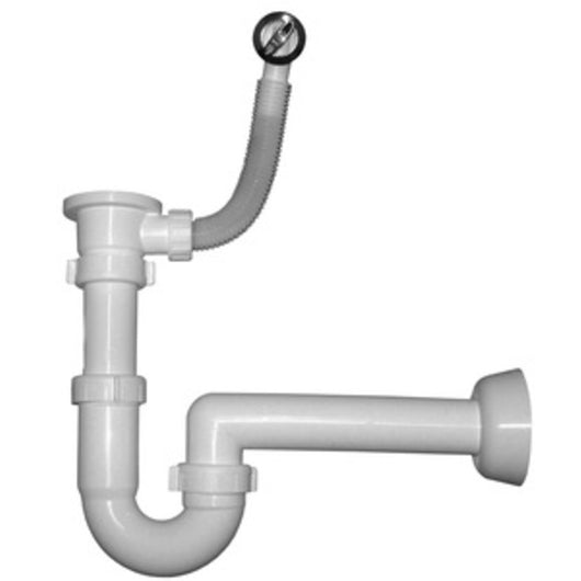 SIFONE PER LAVATOIO IN RESINA