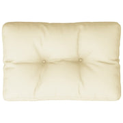Cuscino per pallet | Cuscini per sedie Crema 50x40x12 cm in Tessuto