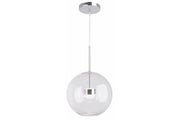 Lampada a sospensione LED Reality Multiverse sfera cromo Ø30