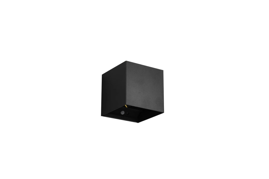 Applique LED 1W nera batteria sensore movimento IP44