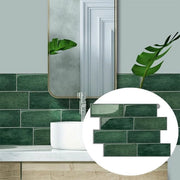 Pannello di finitura per parete con effetto specchio, 5 pezzi, autoadesivo, impermeabile e facile da pulire, adatto per rinnovamenti di cucina e bagno