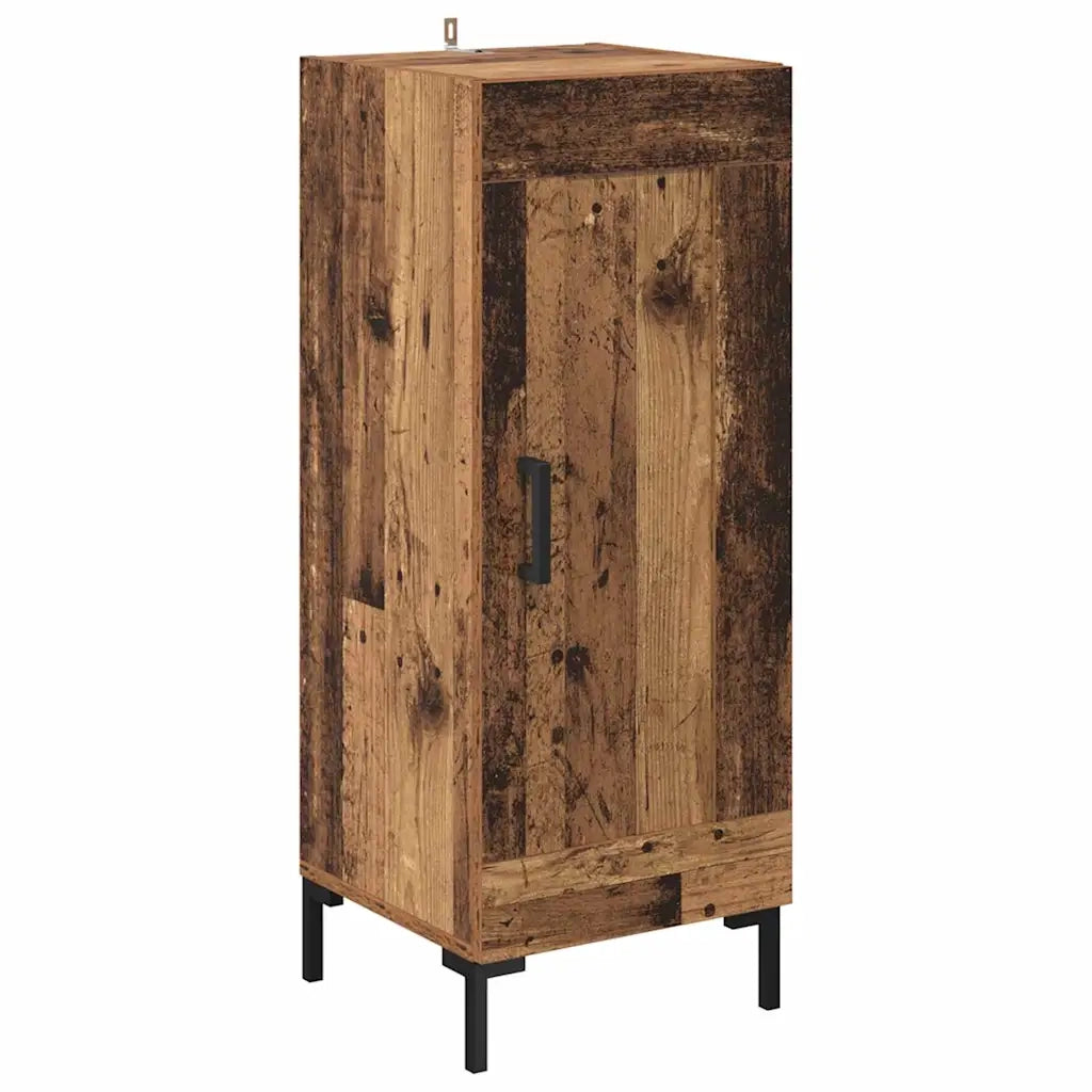 Credenza-Buffet-Armadio da cucina Legno vecchio 34,5 x 34 x 180 cm Legno multistrato 574017