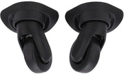 Set di ruote di carrello per bagaglio da 2 pezzi - Materiale PP+PET - Carico affidabile e portatile - Per la riparazione dei bagagli - Ruote di carrello per bagagli