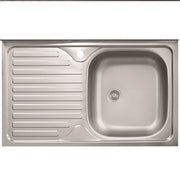 LAVELLO APPOGGIO (1VASCA DX+ GOCC. CM 50X80)