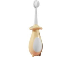 Tampone per bambini - Setola morbida - Igiene orale - Manico antiscivolo - 11.5 cm - Giallo Verde Rosa Blu
