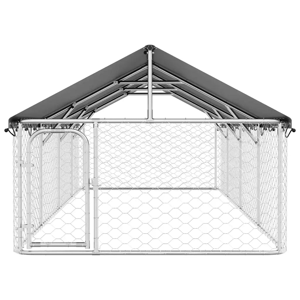 Gabbia per Cani da Esterno con Tetto 600x200x150 cm CFW2711436