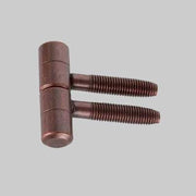 CERNIERA TIPO ANUBA Ø 9 mm - Ottonata - 10 pezzi
