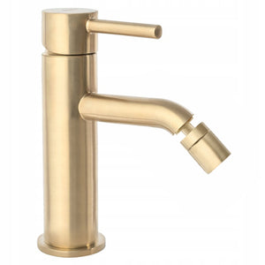 Rubinetto Da Bidet Rea Lungo Gold Brush