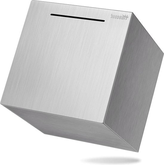 Cassa di Risparmio in Acciaio Inox per Adulti - Conservazione di Denaro Sicura per Adulti - Contenitore di Risparmio (79 pollici)