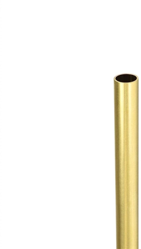 Tubazione in rame H65 - Piastra rettilinea senza connessione - Lunghezza 300mm - Diametro esterno 30mm - Diametro interno 1.5mm - Alta resistenza - Durata elevata