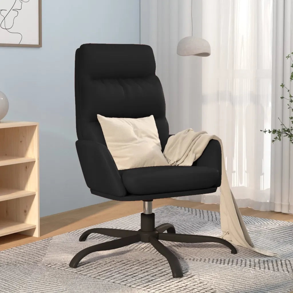 Poltrona Reclinabile Nera in Similpelle cod mxl 15087
