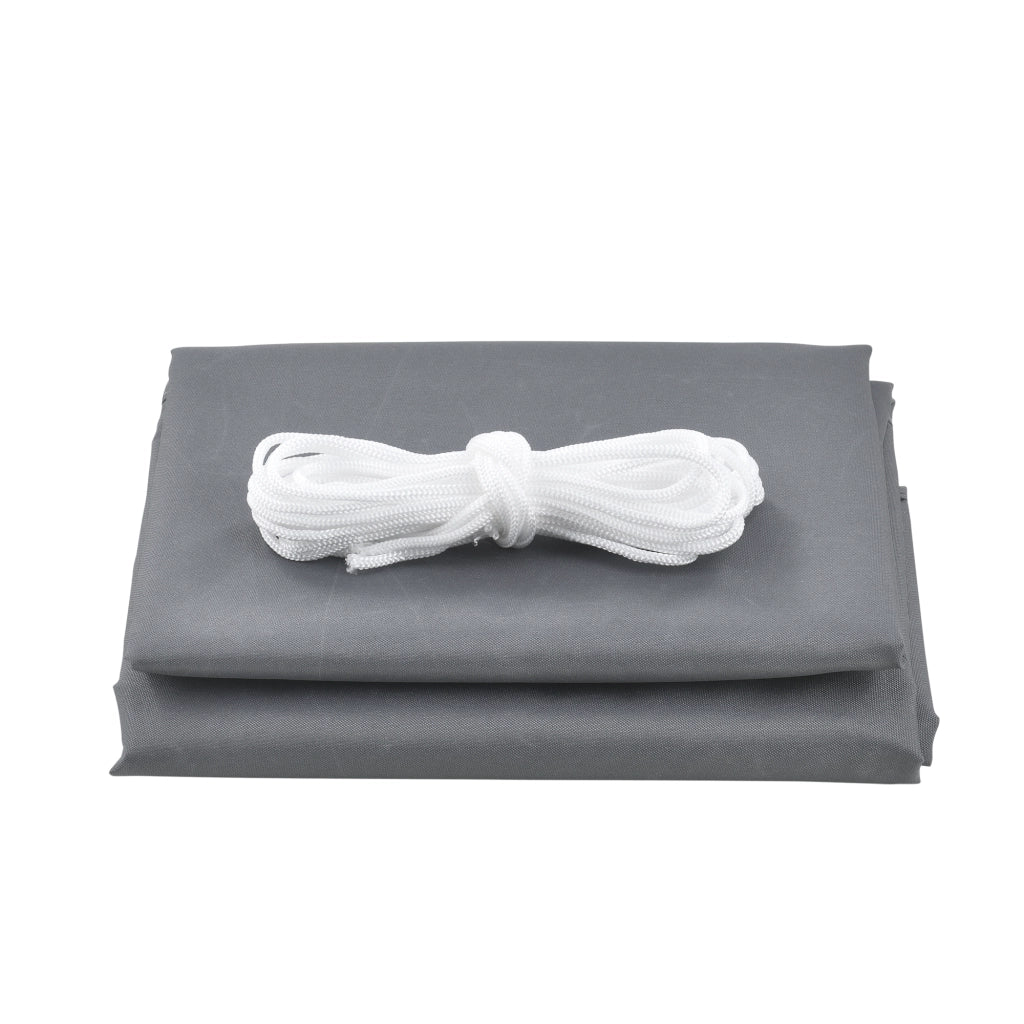 Vela Ombreggiante Lerma Tenda Parasole 250x500 cm Grigio Scuro [en.casa]