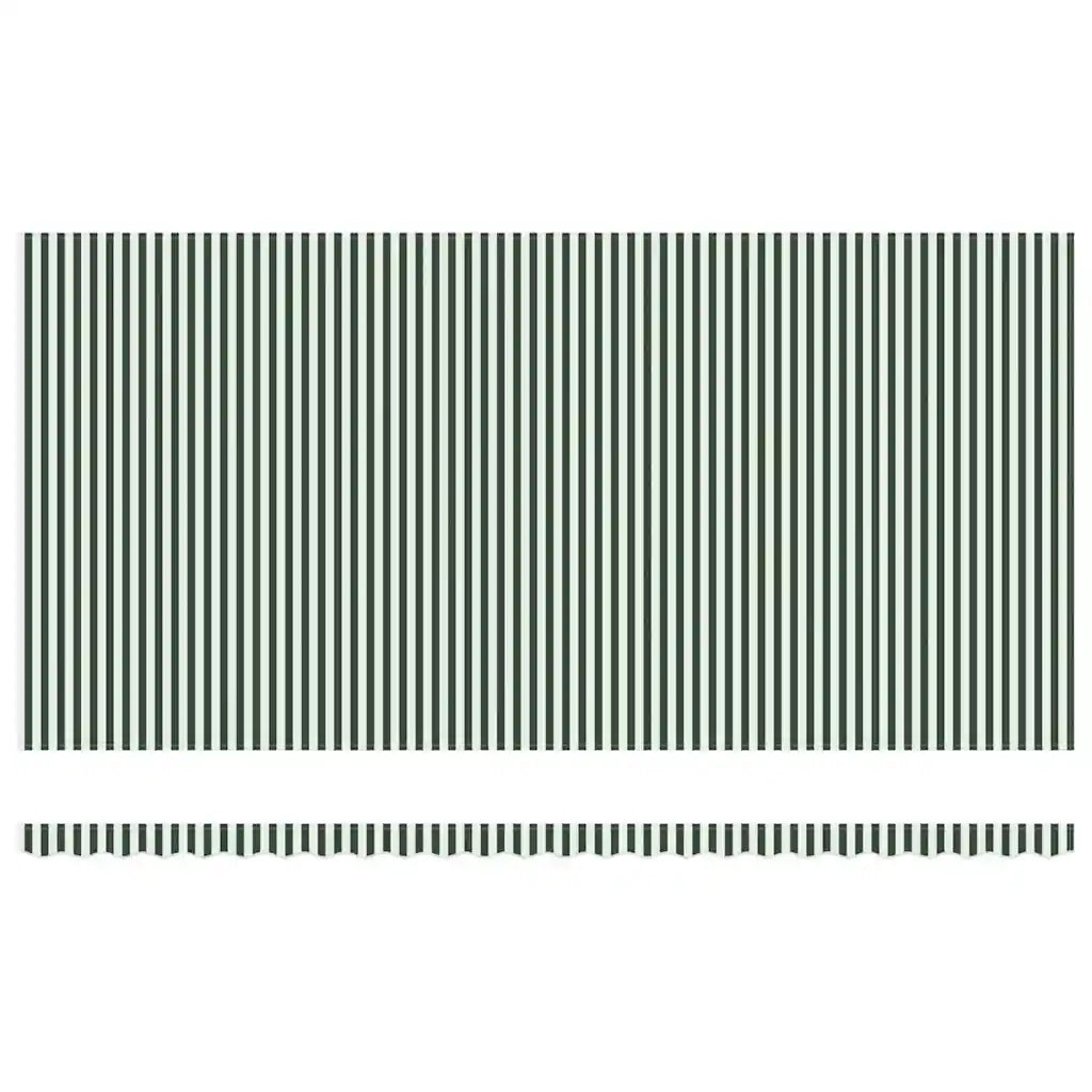 Telo di ricambio per tenda da sole Verde e Bianco 580 x 295 cm 42000664