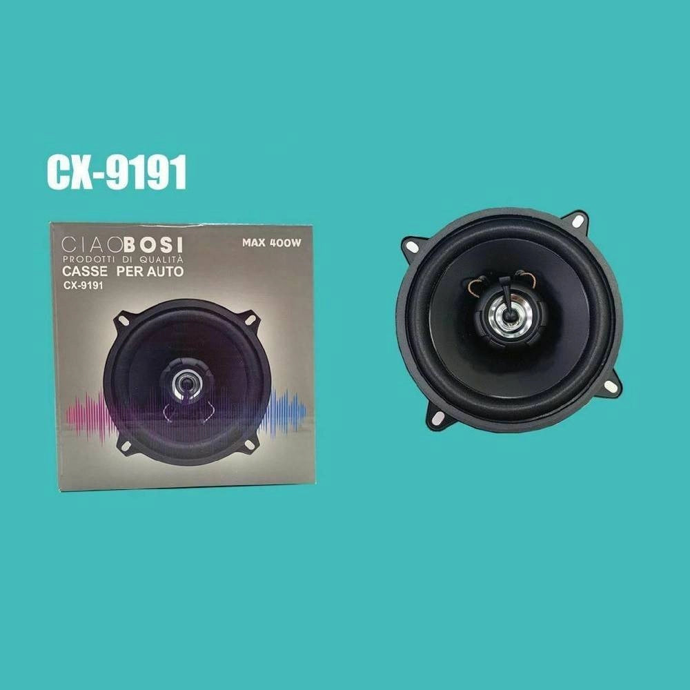 Trade Shop - Cassa Acustica Altoparlante Da 400 Watt Woofer Per Auto Cx-9191 Ascolto Pulito -