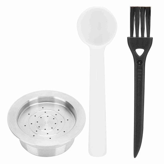 Kit per pulizia capsule di caffè - 304 Acciaio Inossidabile - Peso 57g - Facile da utilizzare - Kit per riempimento capsule di caffè